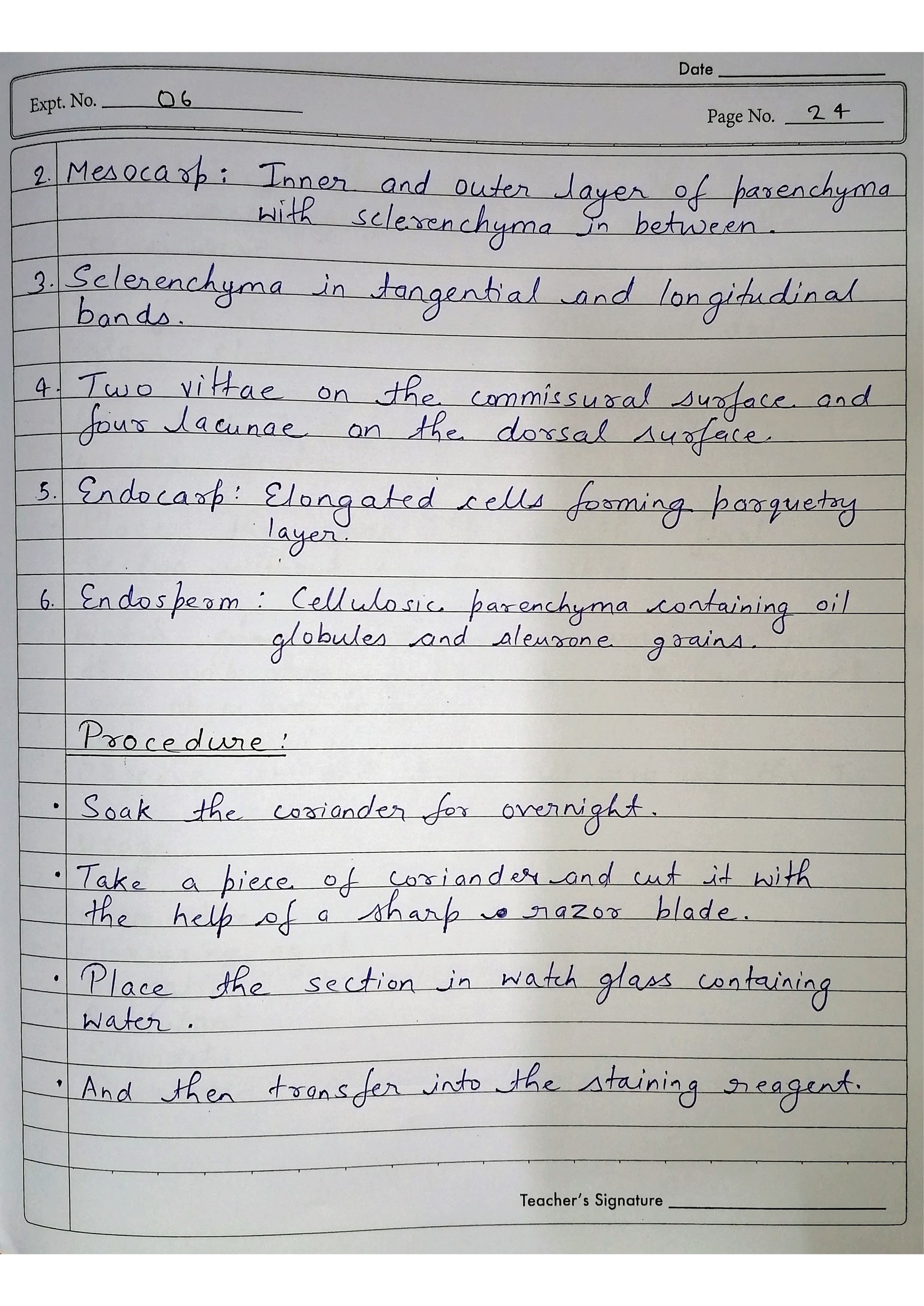 Pharmacognosy Practical